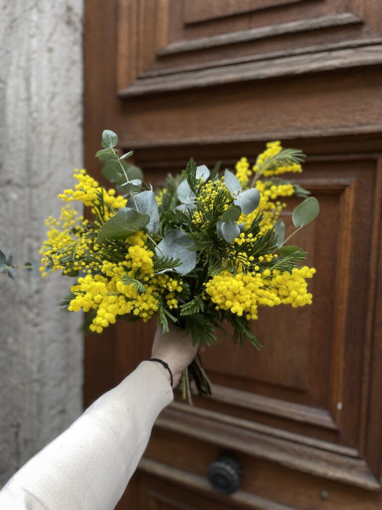 bouquet mimosa lyon