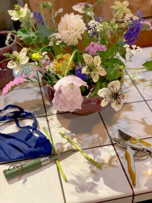 Création d'une composition piquée sans mousse